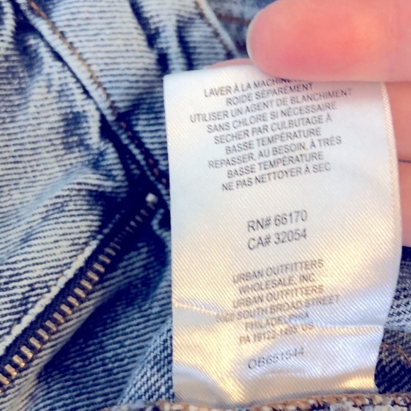 BDG Urban Outfitters Patched Work Jeans Size 25 - Picture 12 of 12